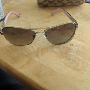Coach aviator sunglasses